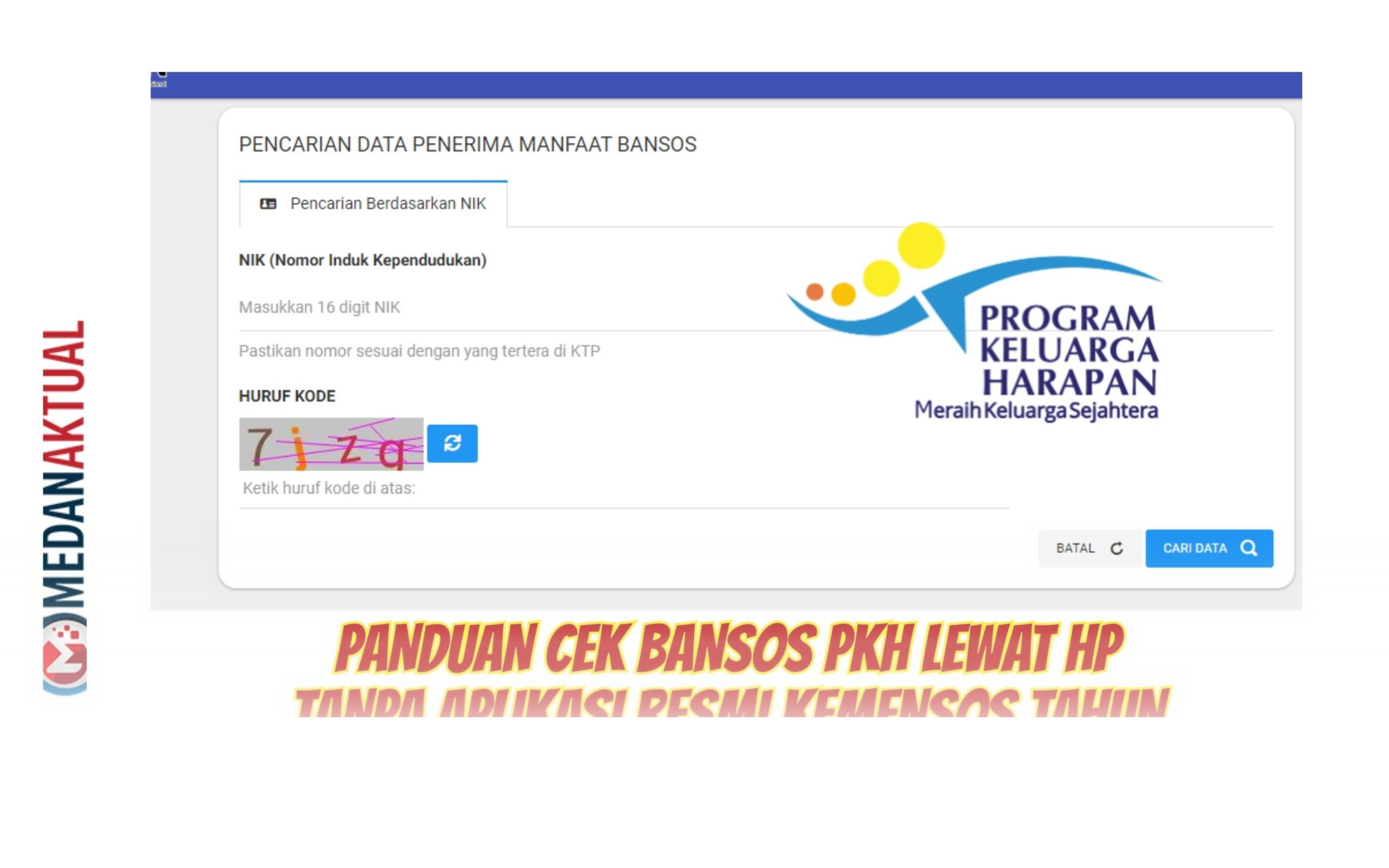Cara Mudah Cek Bansos PKH 2026 Tanpa Aplikasi Resmi, Langsung dari HP!
