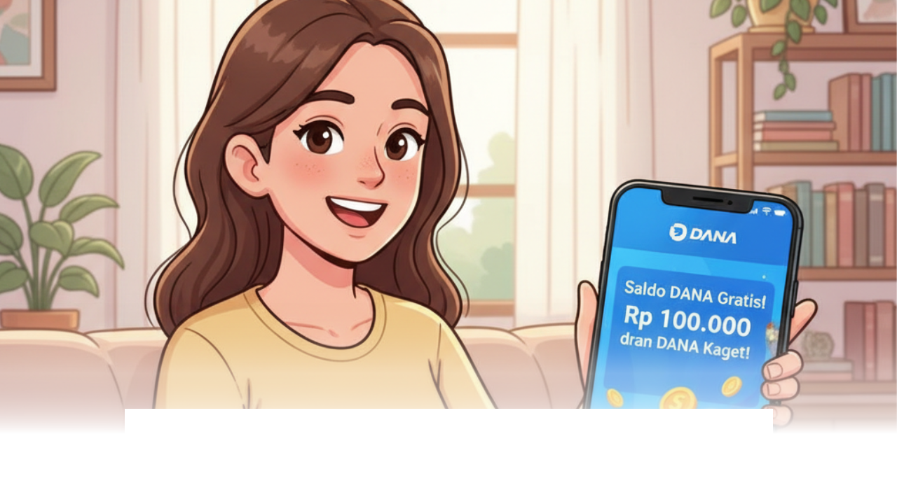 DANA Bagi-Bagi Saldo Gratis Rp104.000, Klaim Sekarang Sebelum Habis!